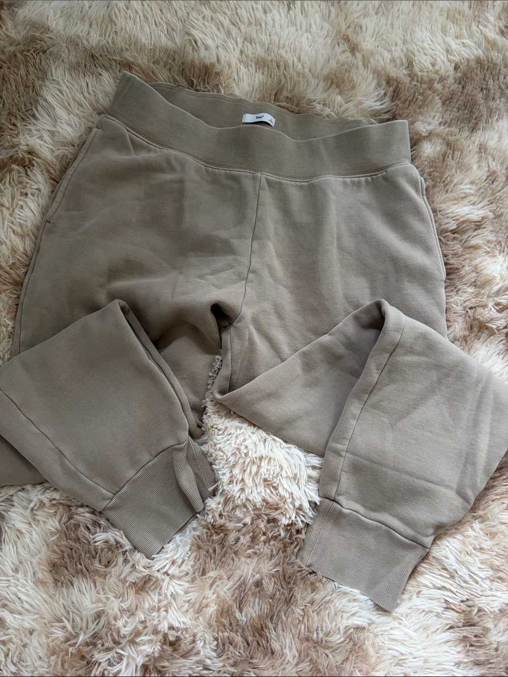 TNA Tan Track Joggers - Neutral Taupe